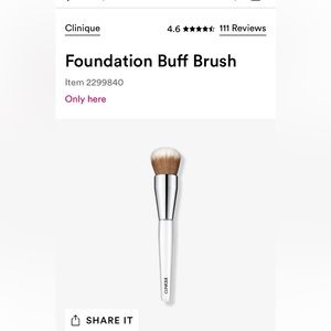 Clinique Foundation Buff Brush
